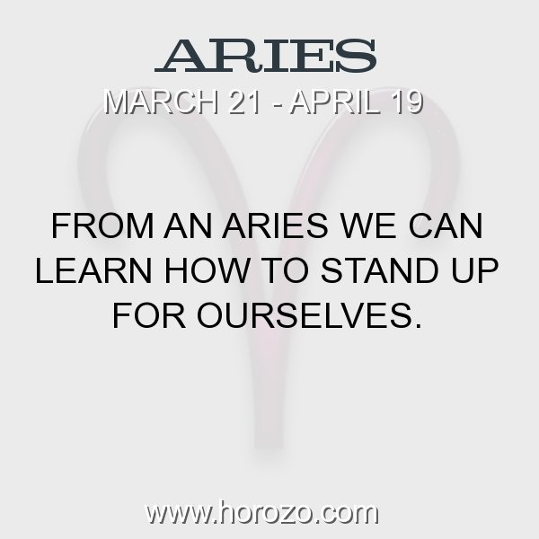 Aries zodiac fact