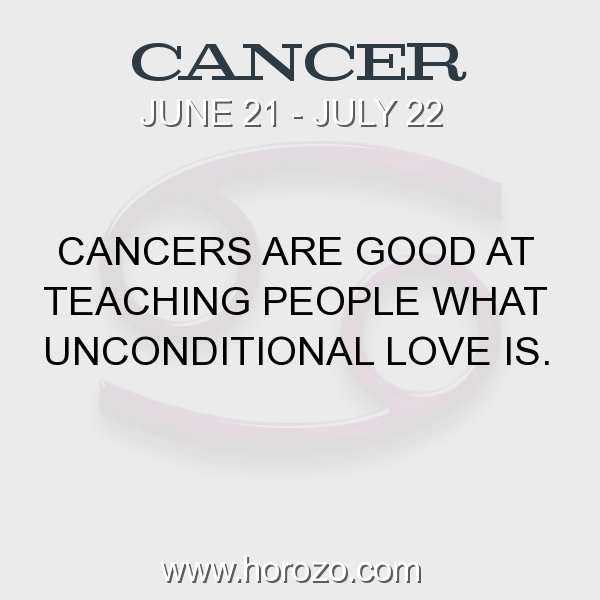 Cancer zodiac fact