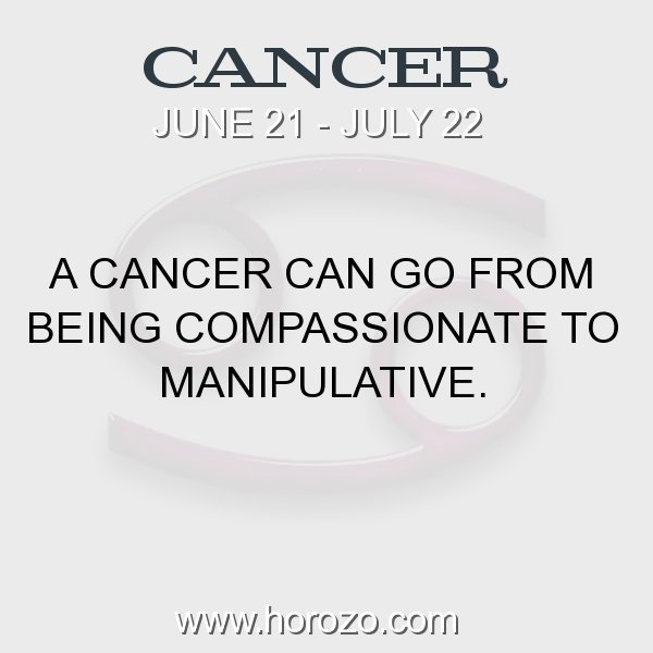 Cancer zodiac fact
