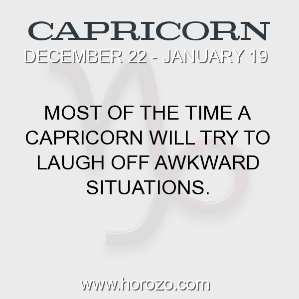 Capricorn zodiac fact