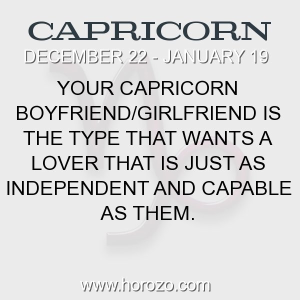 Capricorn zodiac fact