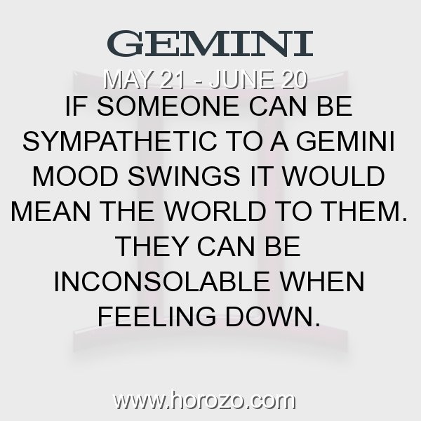 Gemini zodiac fact