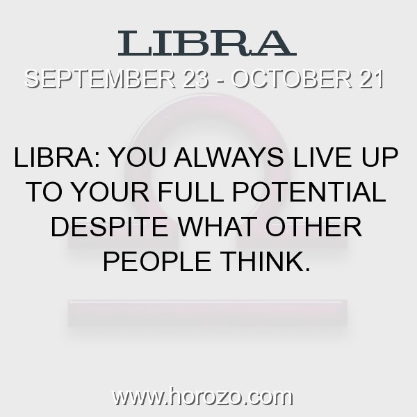 Libra zodiac fact