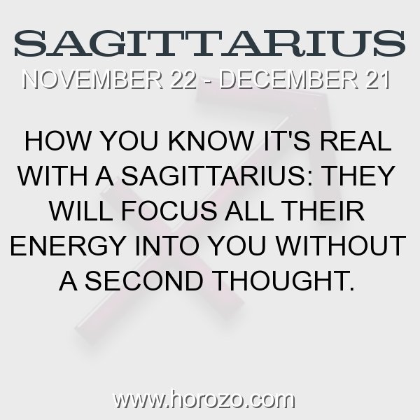 Sagittarius zodiac fact