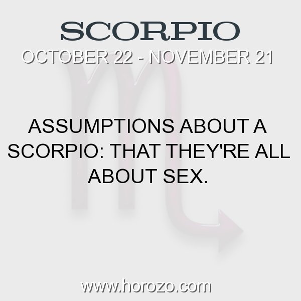 Scorpio zodiac fact