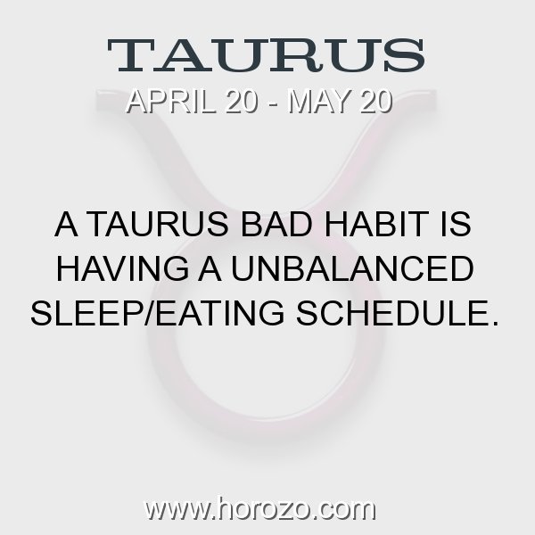 Taurus zodiac fact