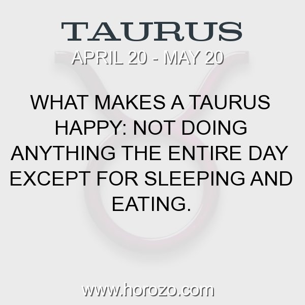 Taurus zodiac fact