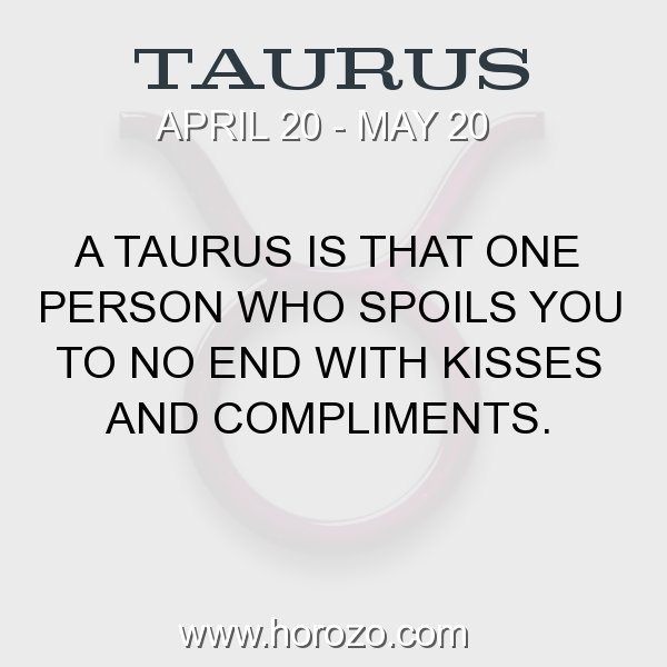 Taurus zodiac fact