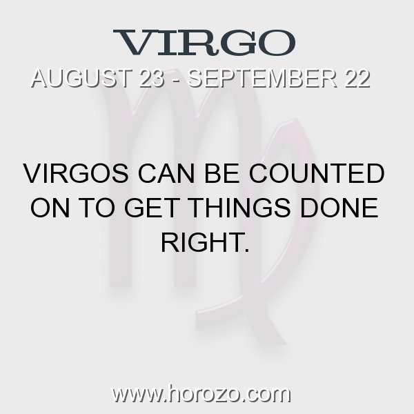 Virgo zodiac fact